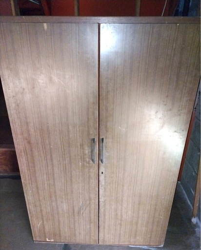 土井インテリヤ工業 収納家具 80 ドア引出 幅80cm 奥行35cm 高さ