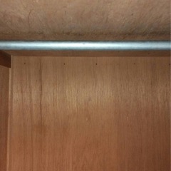 洋服ダンス　木製タンス　箪笥　鏡付きの画像