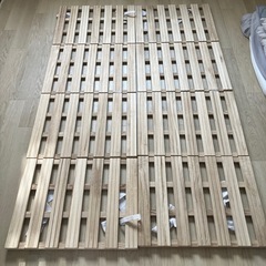 ニトリ　折りたたみすのこベッドダブル
