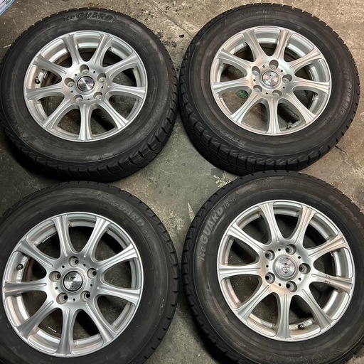 JOKER WEDS 中古車アルミホイール4本セット15インチ 15×6J+435穴