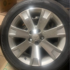 三菱デリカD5純正タイヤホイール4本セットの画像