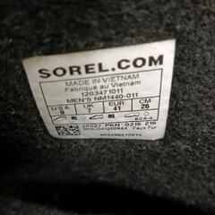 0422-363 ★美品★SOREL waterproof 26cm防寒防水ブーツの画像