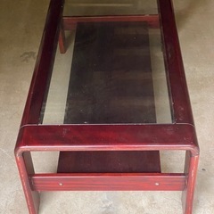 【お気に入り】だけで取り引き全く無いですが12/31(水)取り引き希望　ガラス有りテーブルの画像