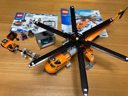 LEGOレゴ北極探索60034ブリザードヘリコプタークレーン (tomo LEGOレゴ北極探索60034ブリザードヘリコプタークレーン (tomo