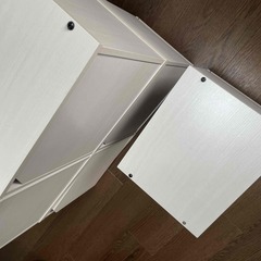 カラーボックス 6個セット キューブボックス アイリスオーヤマ  本棚 直接引き取りのみの画像