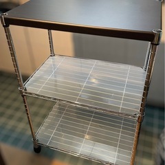 【予約済み】キッチンワゴン　スチールラック
