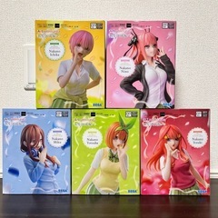【バラ売り可】 五等分の花嫁∽ 中野一花　中野二乃　中野三玖　中野四葉　中野五月　5体セットの画像