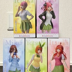 【バラ売り可】 五等分の花嫁∽ 中野一花　中野二乃　中野三玖　中野四葉　中野五月　5体セットの画像