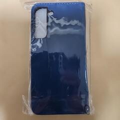 S22PLUS5Gスマホケース新品ブルーの画像