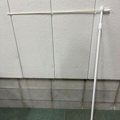 のぼり用 ポール 3本 旗棒 ホワイト 長さ80cm×高さ140...