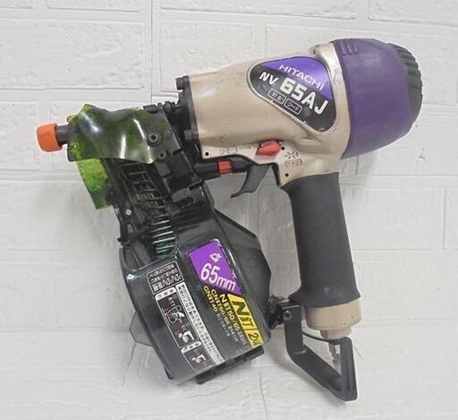 ② 動作OK 日立工機 常圧 65mmロール釘打機 NV65AJ エア工具 エアツール HITACHI 札幌市 白石店