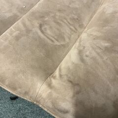 布製 座椅子 3個所 多段階リクライニング ブラウン 幅80cm～135cm×奥行60cm×高さ10cm～70cm の画像