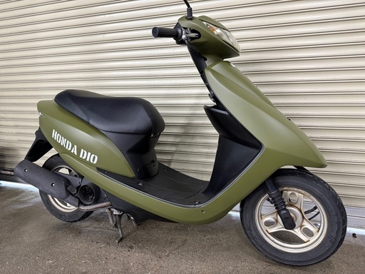 HONDA ホンダ Dio ディオ 4ストAF62 現状 実働車両 モスグリーン ミリタリー HONDA ホンダ Dio ディオ 4ストAF62 現状 実働車両 モスグリーン