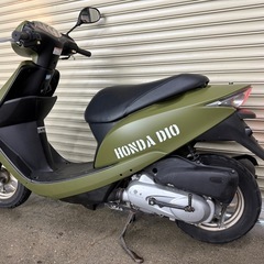 HONDA ホンダ Dio ディオ 4ストAF62 現状 実働車両 モスグリーン ミリタリー の画像