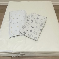 ベビー用 敷布団 70x120cm 防水・フィッティングシーツ ...