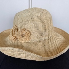 【内定】和紙素材の天然帽子