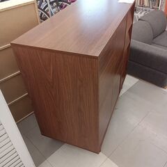 ★ジモティ割あり★  収納家具  H83×D42×W90 クリーニング済み TC3093の画像
