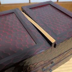 裁縫箱鎌倉彫り昭和レトロジャンク品 (サクラ) 岡町のインテリア