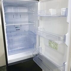 シャープ 2ドア冷蔵庫 310L 大容量冷凍室 メガフリーザー COCOROHOME プラズマクラスター SJ-AK31G 2021年製 中古家電 店頭引取歓迎 R9415の画像