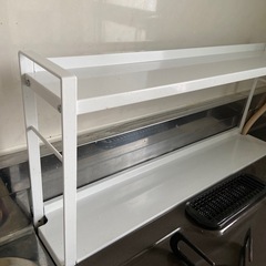 【限定出品！5/5〜5/10】コンロ奥隙間ラック ２段 towe...
