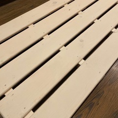 スノコ すのこ 簀 2枚セット　白塗装　の画像