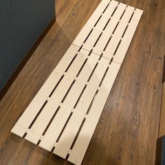 スノコ すのこ 簀 2枚セット　白塗装　の画像