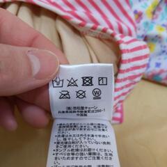 着用少ない美品★西松屋水着 女児 80cmの画像