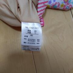 着用少ない美品★西松屋水着 女児 80cmの画像