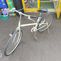 自転車 26インチ ホワイト系 切替なし 現状品