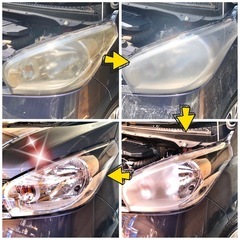 激安⭐️デイズ⭐️日産⭐️軽自動車⭐️茨城県⭐️ヘッドライトクリーニングの画像