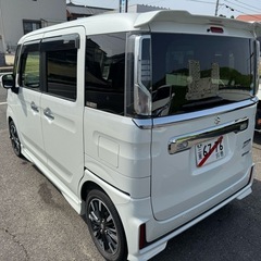 成約済令和2年　スズキスペーシアカスタムハイブリッド　車検令和9年4月　17,000km 低走行の画像