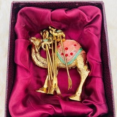 【レア/未使用】ドバイ・金のラクダのフルーツピック