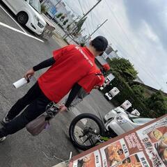 「フードデリバリー配達ドライバー募集中」「日払い可」「インセンティブ有り」の画像