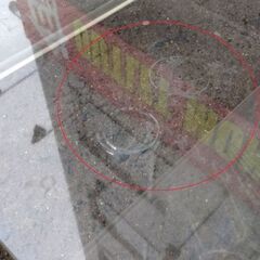 アクリル サイドテーブル 幅：約54.5㎝ ディスプレイ 店舗什器 ローテーブル 家具 透明 札幌市 中央区 南12条の画像