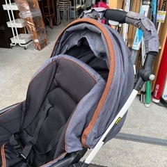 スマートエンジェル ベビーカー 西松屋 幌付き 折りたたみ 中古品 ①の画像