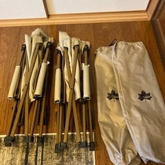 [決まりました]ロゴス　ポータブルダイニングチェア　2点　アルミローテーブル　美品の画像