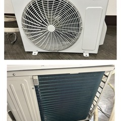 【ルームエアコン/2024年製！】 RIAIR/ヤマダ  ポンブダウン済 リモコン付きの画像