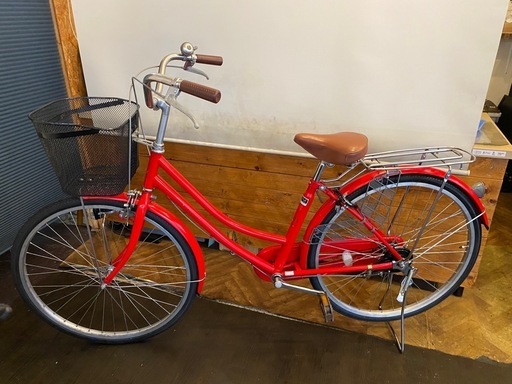 取引き中【防犯登録無料】26インチ　シングルギア　ママチャリ