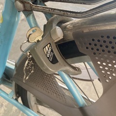 自転車　前後バスケット付きの画像