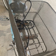 自転車　前後バスケット付きの画像