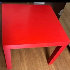 赤【廃盤カラー】希少❣IKEA/イケア❣LACK❣14729❣サ...