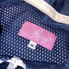 未使用 ロキシー ROXY フード付き前開きメッシュ ラッシュガード Mの画像