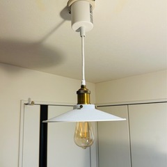 【受渡調整中】ペンダントライトディスク　ニトリの画像