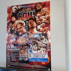 ⭐︎直筆サイン入り⭐︎新日本プロレス 2010大会ポスター