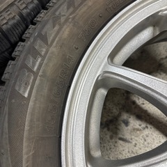 軽自動車などに　155/65R14 スタッドレスタイヤ付き4本セットの画像