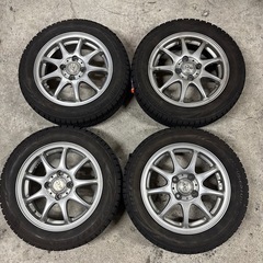 軽自動車などに　155/65R14 スタッドレスタイヤ付き4本セット