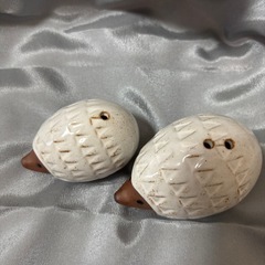 北欧風　ハリネズミ　ソルト&ペッパーの画像