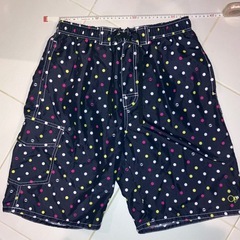 美品 オーシャンパシフィック OPメンズ 水着 サーフパンツ ポケット付き Mの画像