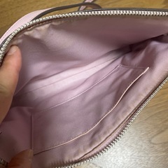 ピンク　coach bag ショルダーバッグの画像