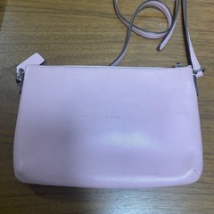 ピンク　coach bag ショルダーバッグの画像